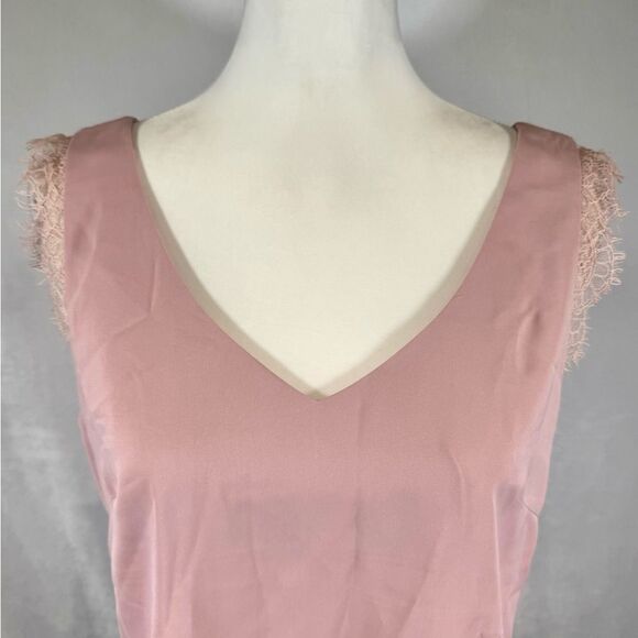 Boutique pink mauve simplicity lace top size small NWT - Picture 2 of 6